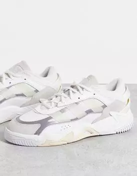 Бело-бежевые кроссовки adidas Originals Niteball II