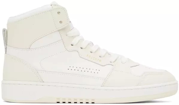 Бело-бежевые кроссовки Dice Hi Axel Arigato