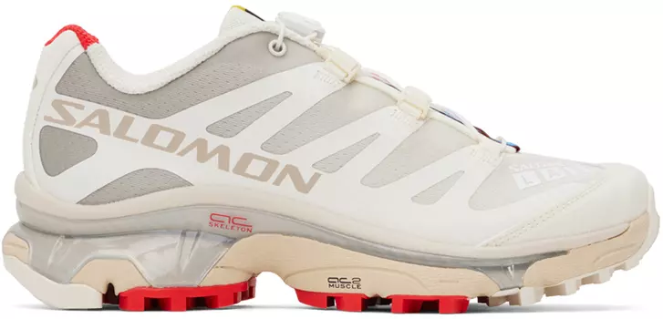 Бело-бежевые кроссовки Salomon XT-4 OG