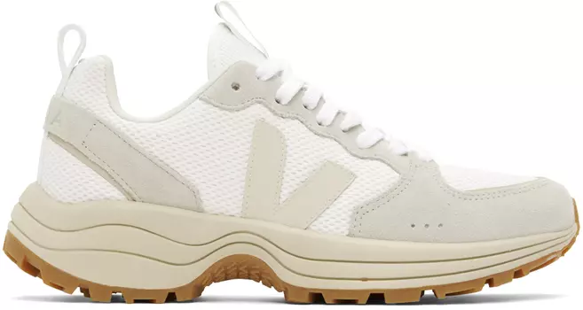 Бело-бежевые кроссовки Venturi VEJA