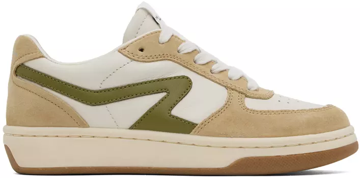 Бело-бежевые кроссовки в стиле ретро rag &bone rag & bone