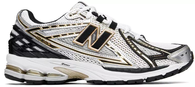 Бело-черные кроссовки 1906R New Balance, Metallic silver/Black/Sea salt