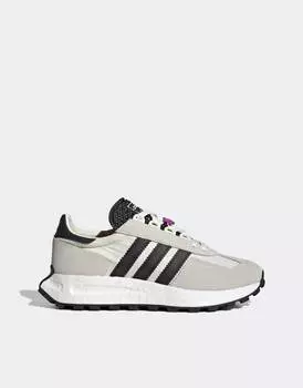 Бело-черные кроссовки adidas Originals Retropy E5