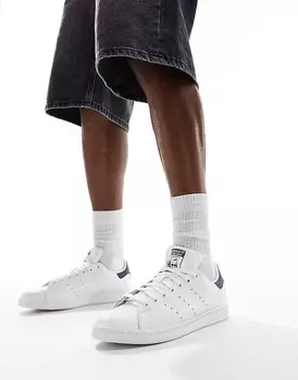 Бело-черные кроссовки adidas Originals Stan Smith
