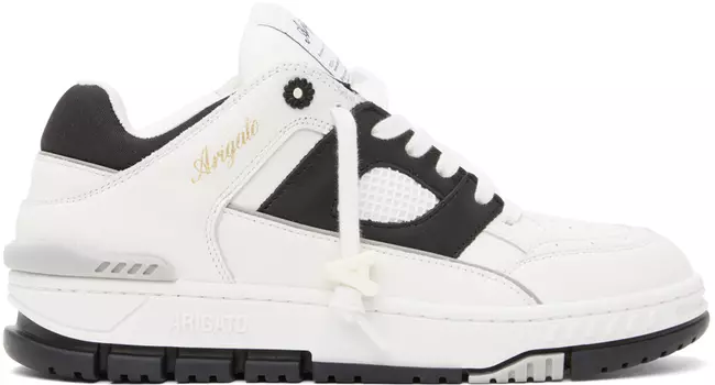 Бело-черные кроссовки Axel Arigato Area Lo
