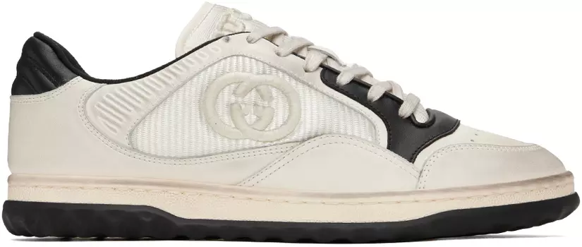 Бело-черные кроссовки MAC80 Gucci