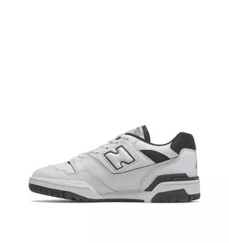 Бело-черные кроссовки New Balance 550