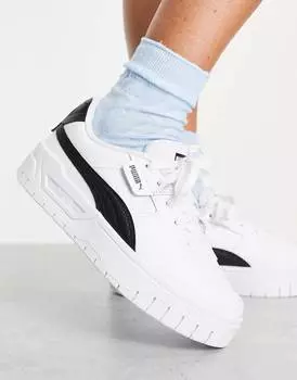 Бело-черные кроссовки Puma Cali Dream