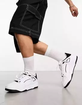 Бело-черные кроссовки PUMA Slipstream