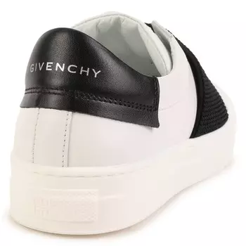 Бело-черные кроссовки с логотипом Givenchy, белый