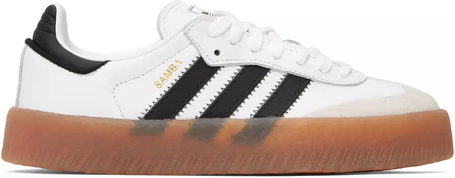 Бело-черные кроссовки Sambae Adidas Originals