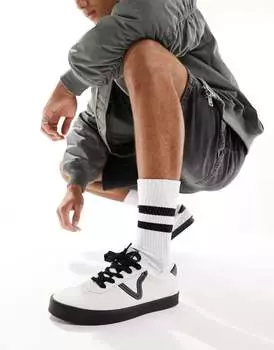 Бело-черные кроссовки Vans Sport Low