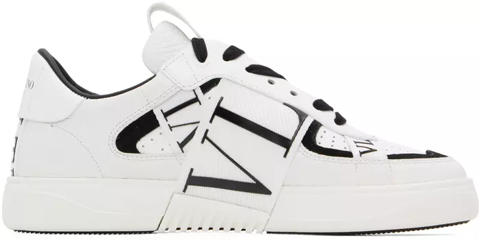 Бело-черные кроссовки VL7N Valentino Garavani