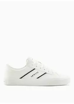Бело-черные мужские кроссовки XUX165 Armani Exchange, белый черный
