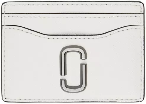 Бело-черный держатель для карт «The Utility Snapshot» Marc Jacobs