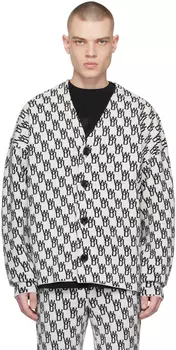 Бело-черный кардиган WD1 We11done