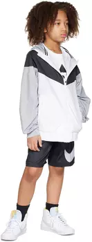 Бело-фиолетовые кроссовки Nike Kids Blazer Mid 77 Big Kids