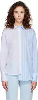 Бело-голубая рубашка \Le Mix\"" FRAME