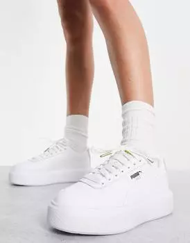 Бело-голубые кроссовки Puma Oslo Femme