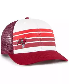Бело-красная кепка Tampa Bay Buccaneers Cove Trucker для больших мальчиков и девочек '47 Brand, белый