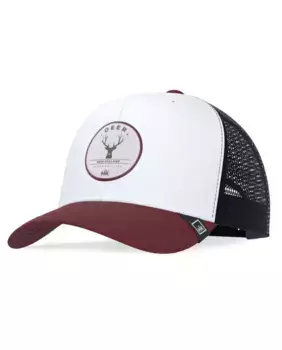 Бело-красная кепка унисекс Deer Truck The Indian Face, мультиколор