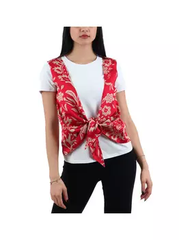 Бело-красная женская футболка Liu Jo