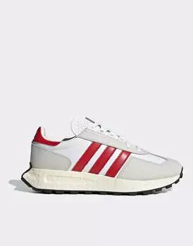 Бело-красные кроссовки adidas Originals Retropy E5