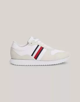 Бело-красные кроссовки Tommy Hilfiger Low