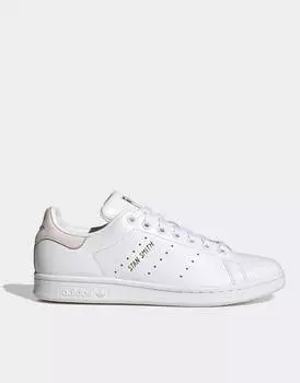 Бело-розовые кроссовки adidas Originals Stan Smith