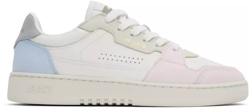 Бело-розовые кроссовки Axel Arigato Dice Lo