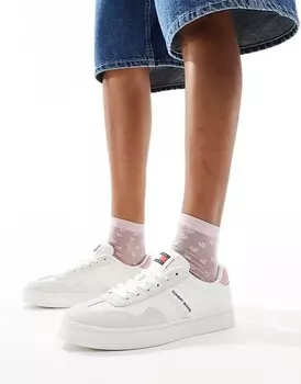 Бело-розовые кроссовки Tommy Jeans – Court