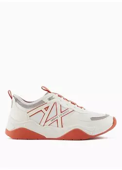 Бело-розовые женские кроссовки XDX039XV311K529 Armani Exchange, розовый