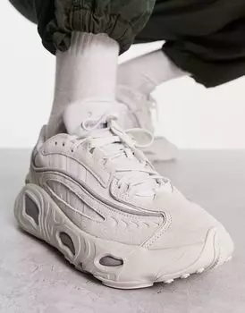 Бело-серебристые кроссовки adidas Originals Oznova