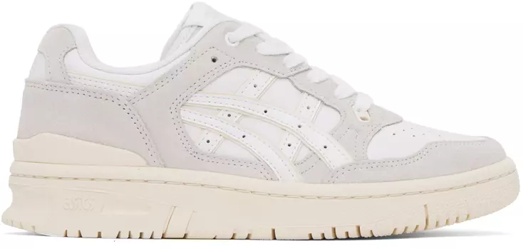Бело-серо-коричневые кроссовки Asics EX89