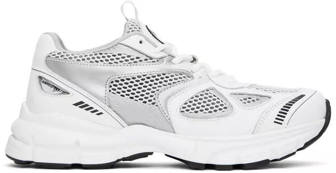 Бело-серые кроссовки для марафонцев Axel Arigato