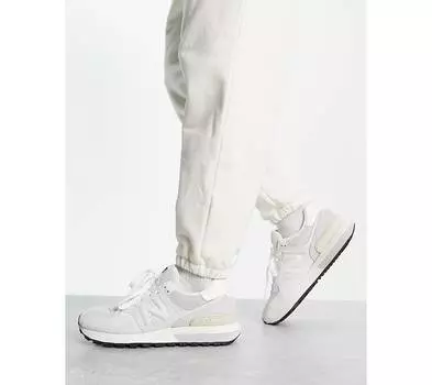 Бело-серые кроссовки New Balance 574