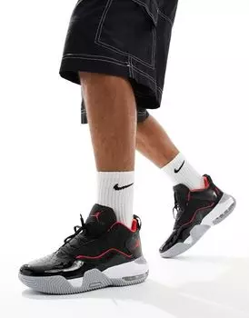 Бело-серые кроссовки Nike Jordan Stay Loyal