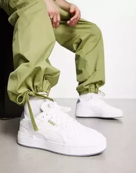 Бело-серые кроссовки Puma CA Pro
