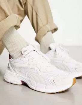 Бело-серые кроссовки Puma Teveris Nitro
