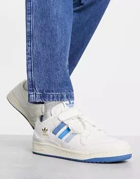 Бело-синие кроссовки adidas Originals Forum 84 Lo