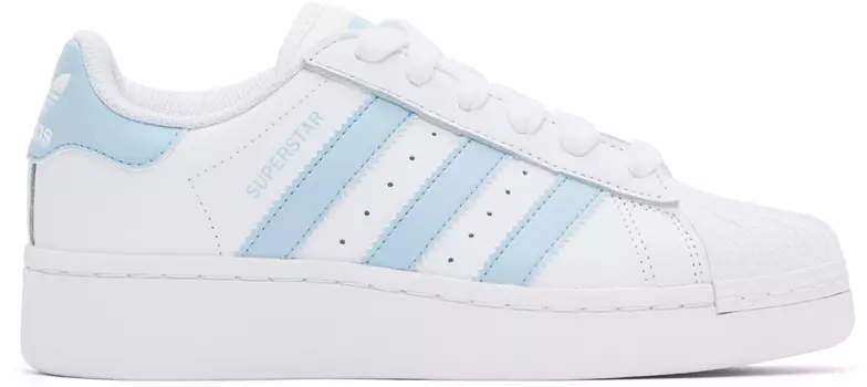 Бело-синие кроссовки adidas Originals Superstar XLG