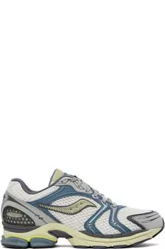 Бело-синие кроссовки Progrid Triumph 4 Saucony
