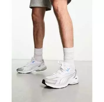 Бело-синие кроссовки Puma Teveris