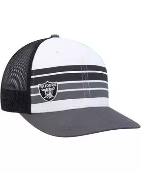 Бело-угольная кепка Big Boys Las Vegas Raiders Cove Trucker Snapback '47 Brand, белый