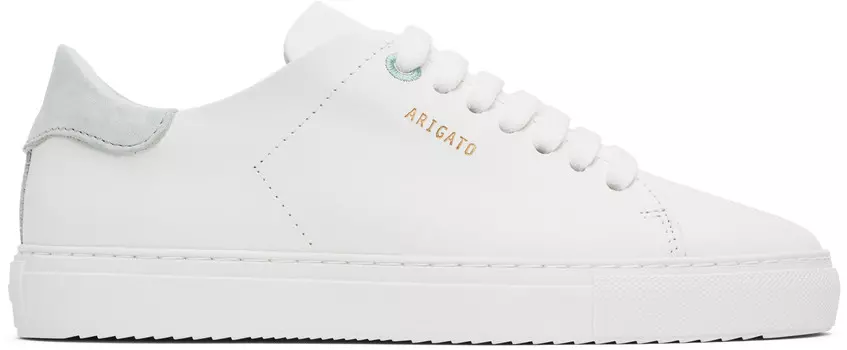 Бело-зеленые кроссовки Clean 90 Axel Arigato, белый/мятный