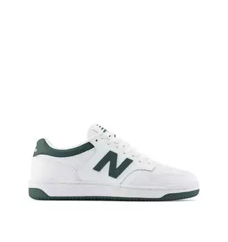 Бело-зеленые кроссовки New Balance 480