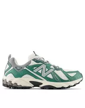 Бело-зеленые кроссовки New Balance 610T