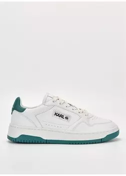 Бело-зеленые женские кроссовки KL63024 01F Karl Lagerfeld