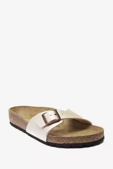 Бело-жемчужные босоножки Madrid Graceful Birkenstock, белый