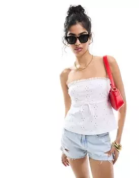 Белое бандо с лентой ASOS DESIGN